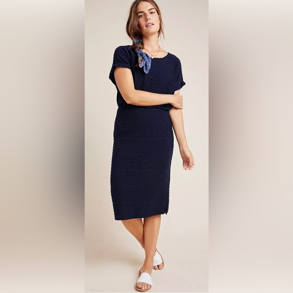 Anthropologie Louella Dolman-Sleeved Midi Dress